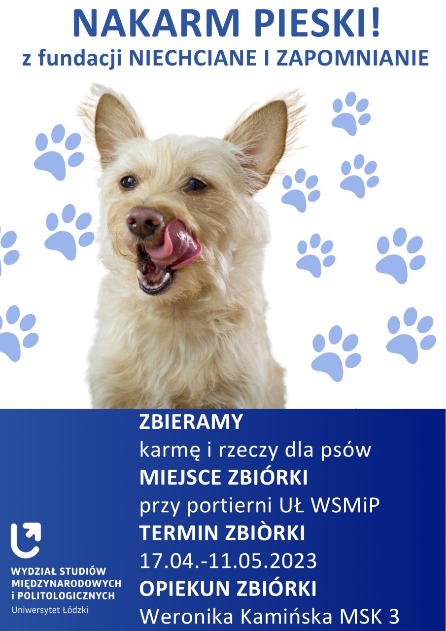 plakat ozdobny informujący o akcji