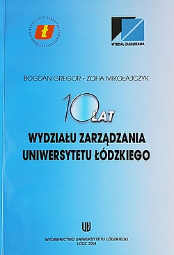 Książka wydana na 10-lecie WZ UŁ