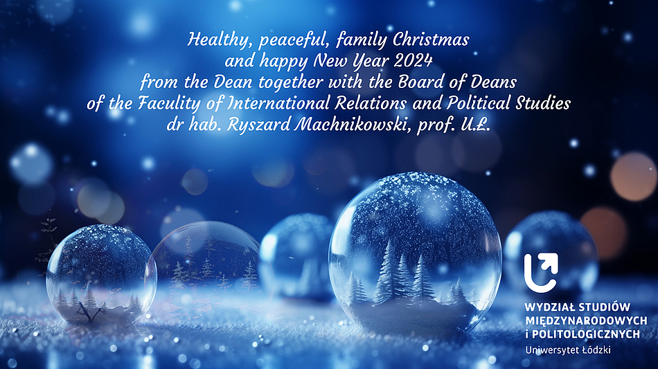 Happy Holidays card from the Faculty's Dean 