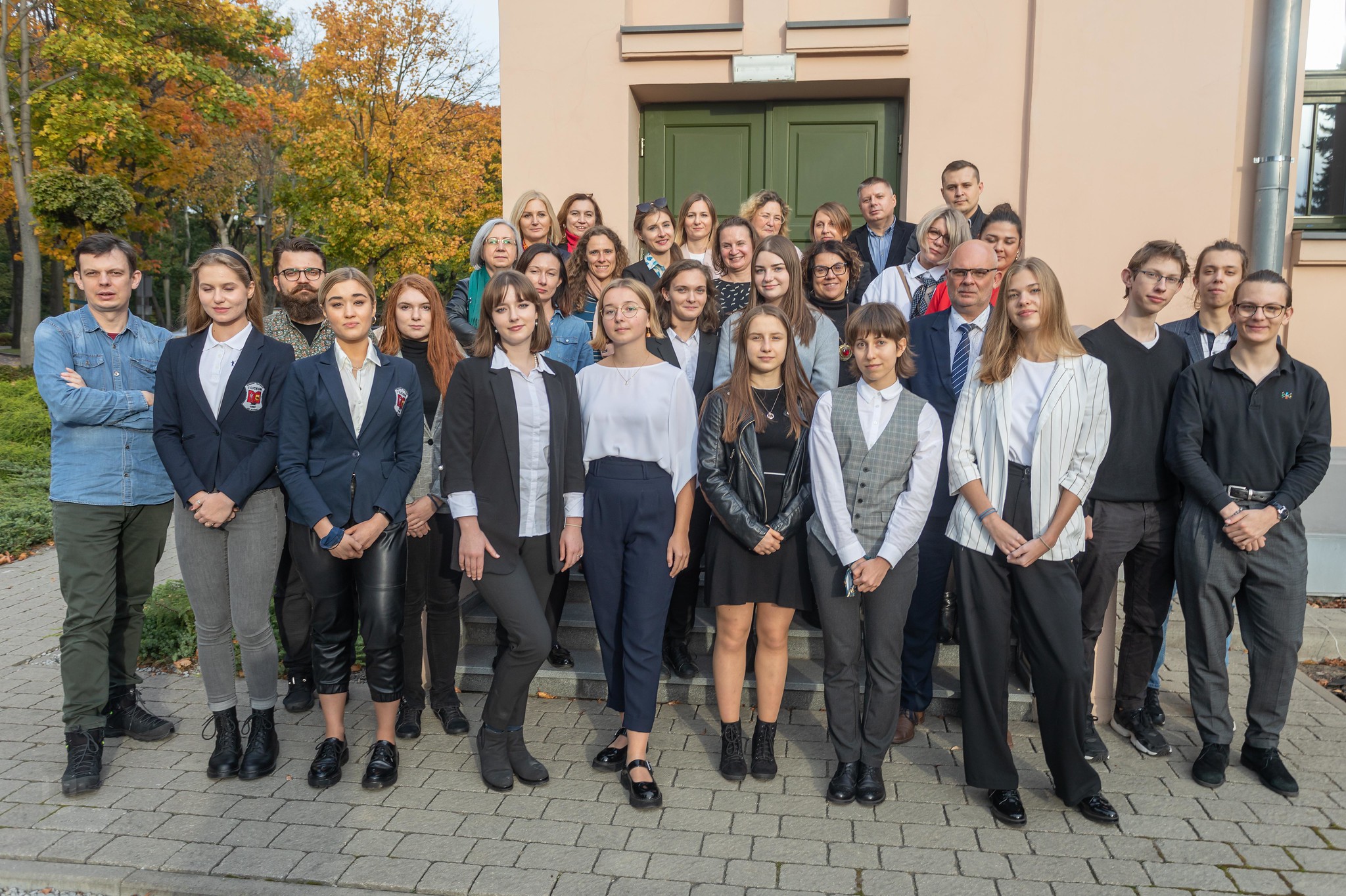 Grupa uczestników programu Zdolny Uczeń - Świetny Student